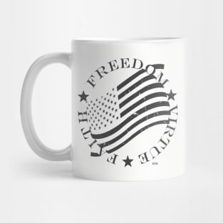 Freedom-Virtue-Faith (Light) Mug